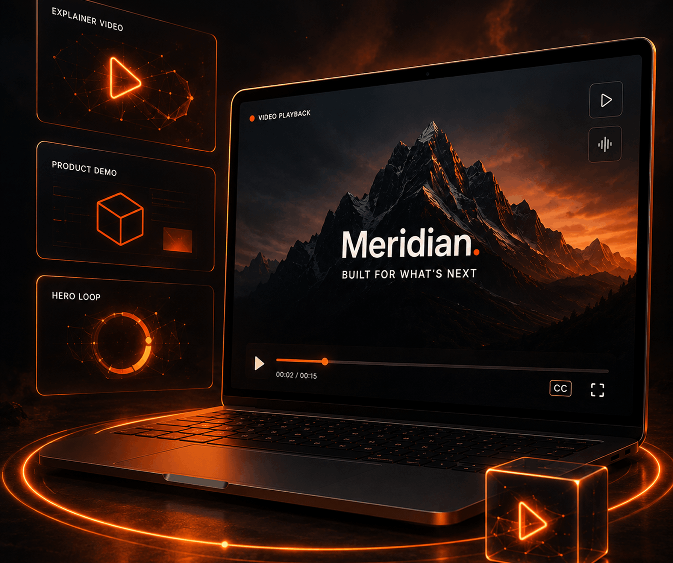 Brand motion · explainer · product demo · hero loop